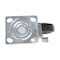 Vestil Rubber Swivel With Brake Caster 8 In. Diameter x 2 In. Width 551 Lb. Capacity Black CST-VE-8X2MR-SWB - alternate 10